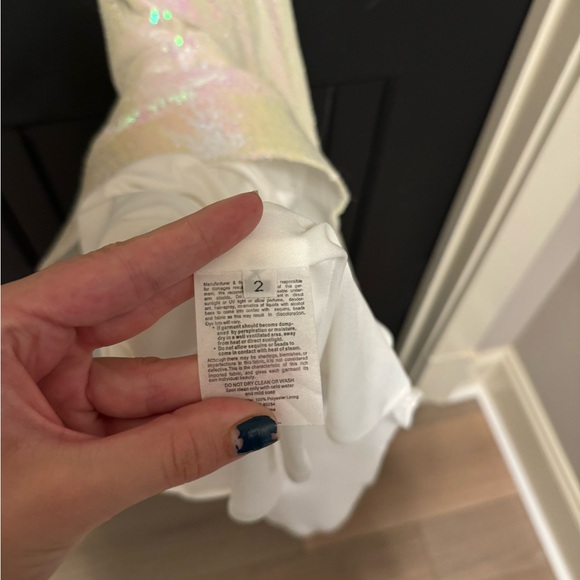 The Secret Dress by Alyce White Iridescent Prom Gown - Picture 8 of 8